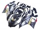 Comprare Carena Moto Yamaha YZF R3/R25 2022-2024 - Nero Fibra di Carbonio Stile Oro Rosso ABBOT