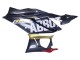 Comprare Carena Moto Yamaha YZF R3/R25 2022-2024 - Nero Fibra di Carbonio Stile Oro Rosso ABBOT