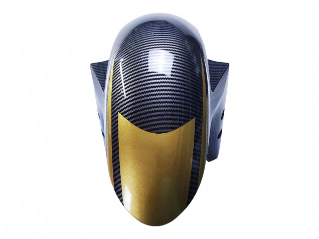 Comprare Carena Moto Yamaha YZF R3/R25 2022-2024 - Nero Fibra di Carbonio Stile Oro Rosso ABBOT