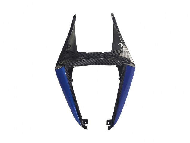 Comprare Carena Moto Yamaha YZF R3/R25 2022-2024 - Nero Fibra di Carbonio Stile Argento Blu