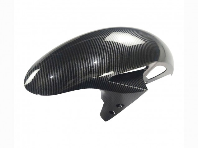Comprare Carena Moto Yamaha YZF R3/R25 2022-2024 - Nero Fibra di Carbonio Stile Argento Blu