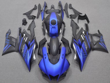 Comprare Carena Moto Yamaha YZF R3/R25 2022-2024 - Blu Nero Opaco Mostro