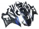 Comprare Carena Moto Yamaha YZF R3/R25 2022-2024 - Marmo Nero Argento Blu Forgiato Fibra di Carbonio Stile
