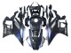 Comprare Carena Moto Yamaha YZF R3/R25 2022-2024 - Marmo Nero Argento Blu Forgiato Fibra di Carbonio Stile