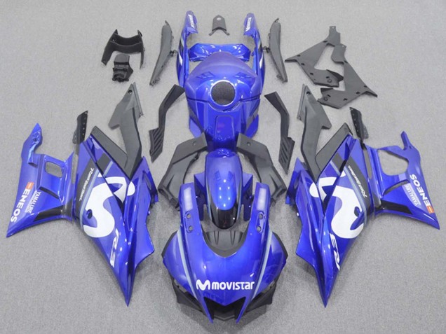 Comprare Carena Moto Yamaha YZF R3/R25 2022-2024 - Blu Bianco Nero MoviStar ENEOS Yamalube