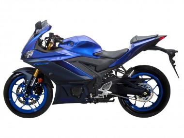 Comprare Carena Moto Yamaha YZF R3/R25 2022-2024 - Blu Nero Opaco