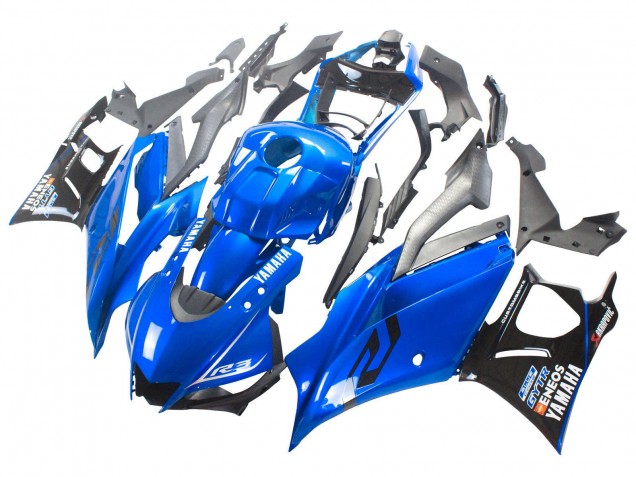 Comprare Carena Moto Yamaha YZF R3/R25 2022-2024 - Blu Nero ENEOS