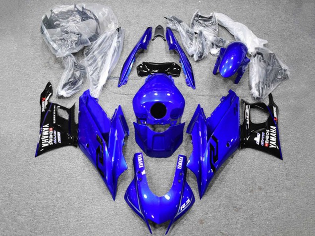 Comprare Carena Moto Yamaha YZF R3/R25 2022-2024 - Blu Nero ENEOS