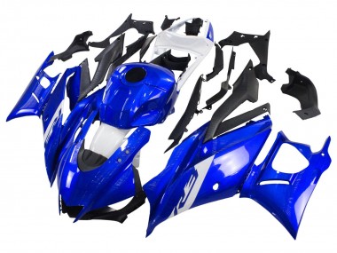 Comprare Carena Moto Yamaha YZF R3/R25 2022-2024 - Blu Bianco Nero Opaco