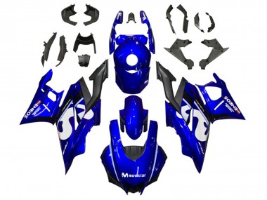 Comprare Carena Moto Yamaha YZF R3/R25 2022-2024 - Blu Bianco Nero MoviStar ENEOS