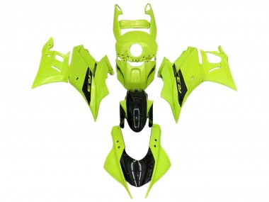 Comprare Carena Moto Yamaha YZF R3/R25 2022-2024 - Neon Verde Nero Lucido