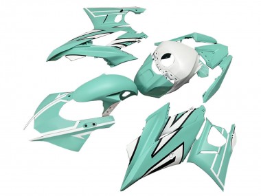 Comprare Carena Moto Yamaha YZF R3/R25 2022-2024 - Verde Chiaro Bianco Nero Banda
