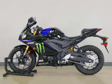 Comprare Carena Moto Yamaha YZF R3/R25 2022-2024 - Blu Verde Nero Mostro Yamalube ENEOS