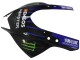 Comprare Carena Moto Yamaha YZF R3/R25 2022-2024 - Blu Verde Nero Mostro Yamalube ENEOS
