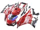 Comprare Carena Moto Yamaha YZF R3/R25 2022-2024 - Rosso Blu Nero Lenovo Valsir