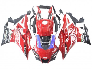 Comprare Carena Moto Yamaha YZF R3/R25 2022-2024 - Rosso Blu Nero Lenovo Valsir