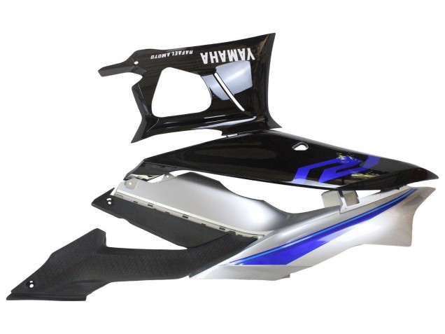 Comprare Carena Moto Yamaha YZF R3/R25 2022-2024 - Argento Blu Nero Lucido