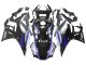 Comprare Carena Moto Yamaha YZF R3/R25 2022-2024 - Argento Blu Nero Lucido
