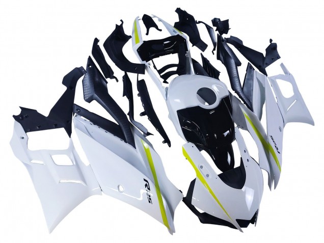 Comprare Carena Moto Yamaha YZF R3/R25 2022-2024 - Bianco Giallo Nero