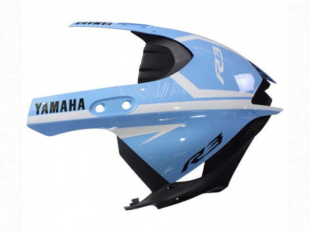 Comprare Carena Moto Yamaha YZF R3/R25 2022-2024 - Bianco Azzurro Chiaro