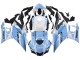 Comprare Carena Moto Yamaha YZF R3/R25 2022-2024 - Bianco Azzurro Chiaro