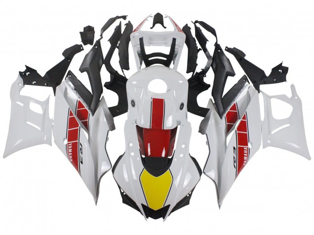 Comprare Carena Moto Yamaha YZF R3/R25 2022-2024 - Bianco Rosso Giallo Nero