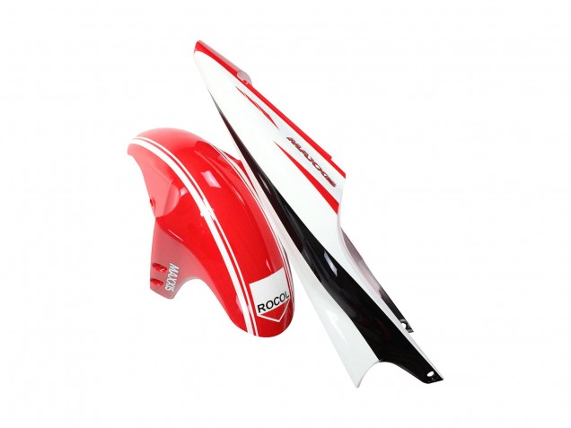 Comprare Carena Moto Yamaha YZF 1000 R1 1998-1999 - Rosso Bianco Nero Giallo Mostro Milwaukee MAXXIS 11