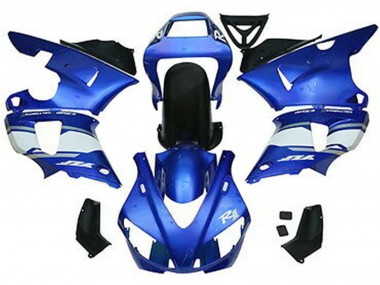 Comprare Carena Moto Yamaha YZF 1000 R1 1998-1999 - Blu Bianco Nero Lucido