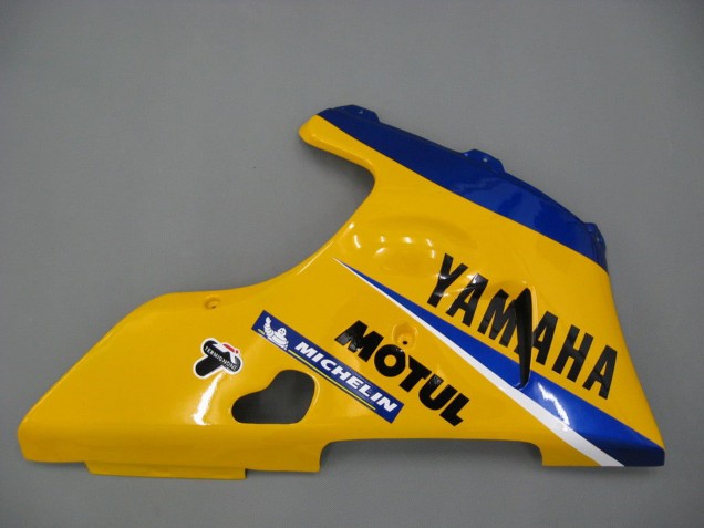 Comprare Carena Moto Yamaha YZF 1000 R1 2000-2001 - Bianco Giallo Blu Motul Cammello