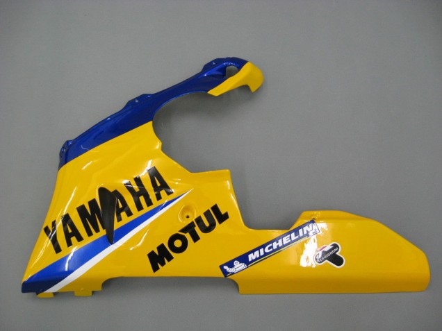 Comprare Carena Moto Yamaha YZF 1000 R1 2000-2001 - Bianco Giallo Blu Motul Cammello
