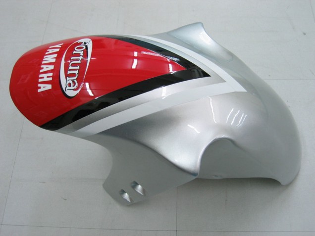 Comprare Carena Moto Yamaha YZF 1000 R1 2000-2001 - Argento Rosso Fortuna Motul