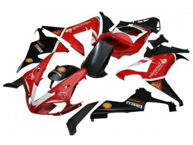 Comprare Carena Moto Yamaha YZF 1000 R1 2002-2003 - Rosso Argento Nero Santander