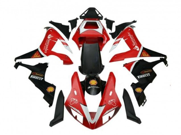 Comprare Carena Moto Yamaha YZF 1000 R1 2002-2003 - Rosso Argento Nero Santander