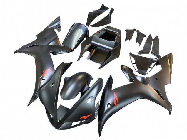 Comprare Carena Moto Yamaha YZF 1000 R1 2002-2003 - Nero Opaco Rosso
