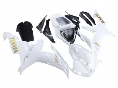 Comprare Carena Moto Yamaha YZF 1000 R1 2002-2003 - Bianco Oro Decals