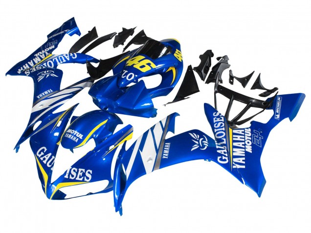 Comprare Carena Moto Yamaha YZF 1000 R1 2004-2006 - Blu Bianco Giallo Motul Gauloises 46