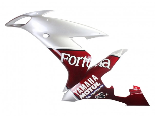 Comprare Carena Moto Yamaha YZF 1000 R1 2004-2006 - Argento Rosso Fortuna Motul