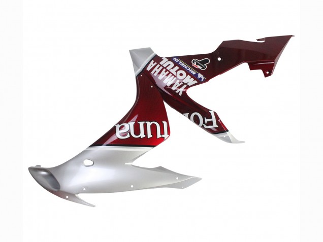 Comprare Carena Moto Yamaha YZF 1000 R1 2004-2006 - Argento Rosso Fortuna Motul