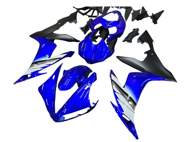 Comprare Carena Moto Yamaha YZF 1000 R1 2004-2006 - Blu Bianco Nero Opaco