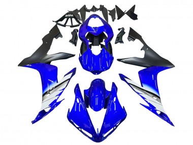 Comprare Carena Moto Yamaha YZF 1000 R1 2004-2006 - Blu Bianco Nero Opaco
