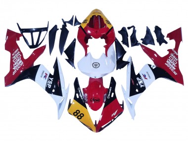 Comprare Carena Moto Yamaha YZF 1000 R1 2004-2006 - Giallo Rosso Bianco Nero YSP 88