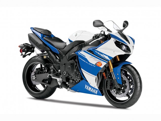 Comprare Carena Moto Yamaha YZF 1000 R1 2007-2008 - Bianco Azzurro Chiaro