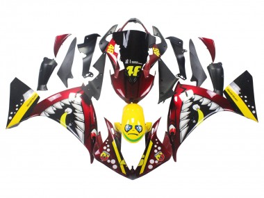 Comprare Carena Moto Yamaha YZF 1000 R1 2009-2011 - Rosso Giallo Nero Squalo 46
