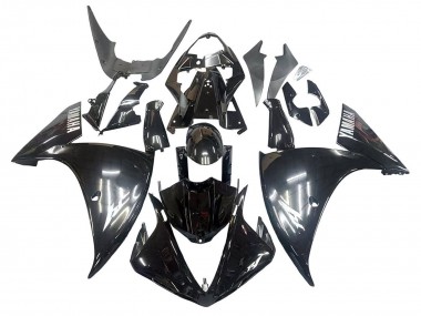 Comprare Carena Moto Yamaha YZF 1000 R1 2009-2011 - Nero Lucido Bianco Decal
