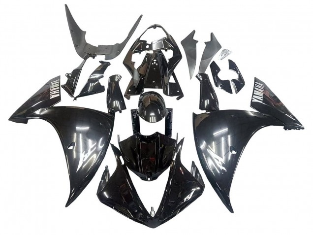 Comprare Carena Moto Yamaha YZF 1000 R1 2009-2011 - Nero Lucido Bianco Decal