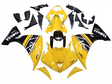Comprare Kit Carena Moto Yamaha YZF 1000 R1 2009-2011 - Giallo Bianco Nero Banda