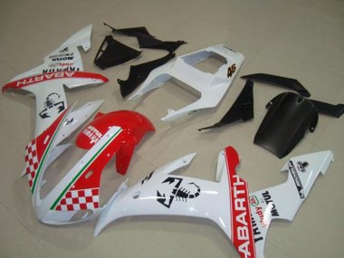 Comprare Carena Moto Yamaha YZF R1 2002-2003 - Bianco Rosso Verde Abarth Motul Michelin