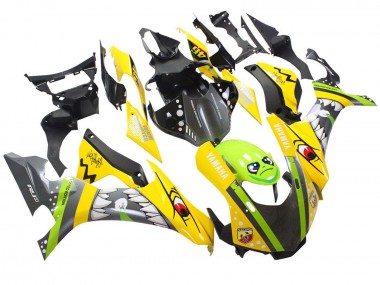 Comprare Carena Moto Yamaha YZF 1000 R1 2015-2019 - Giallo Verde Squalo