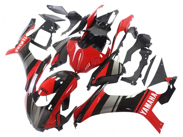 Comprare Carena Moto Yamaha YZF 1000 R1 2015-2019 - Rosso Nero Argento