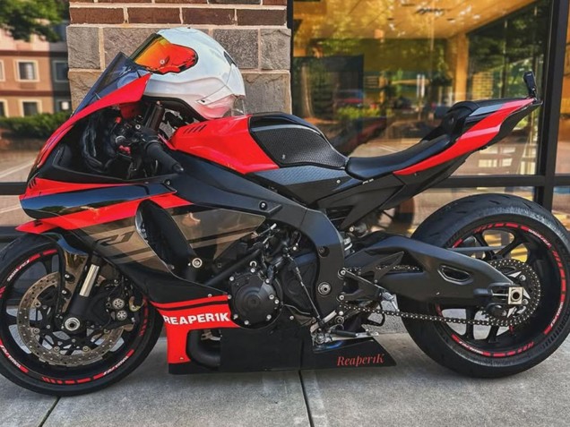 Comprare Carena Moto Yamaha YZF 1000 R1 2015-2019 - Rosso Nero Argento